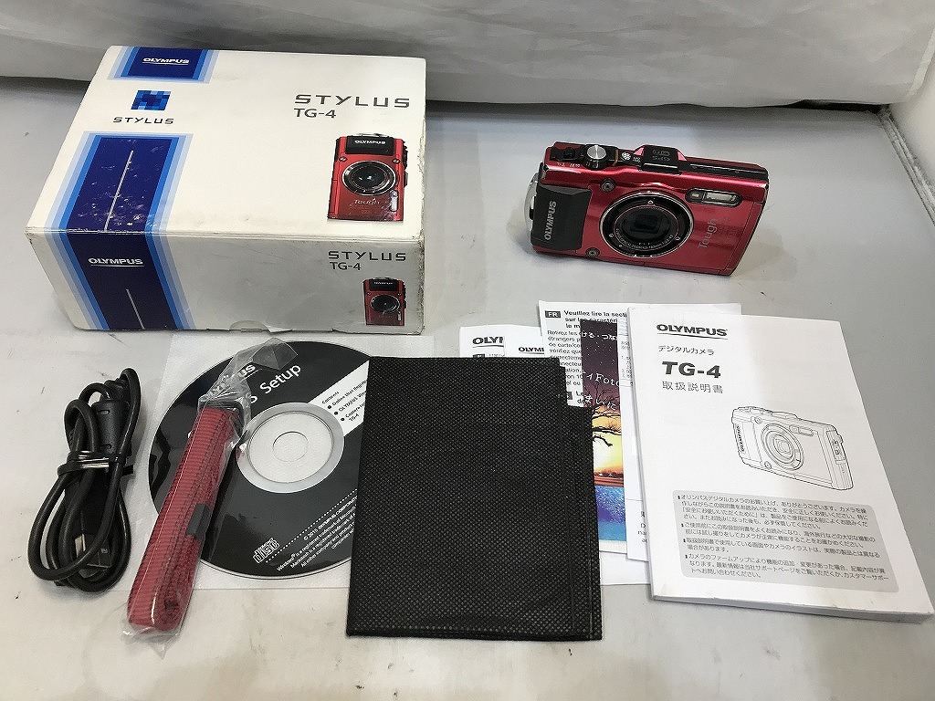 オリンパス OLYMPUS デジタルカメラ Tough レッド TG-4