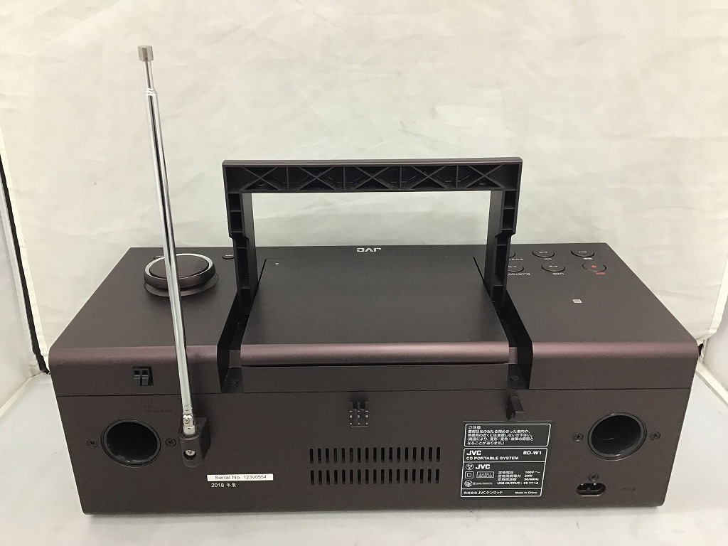 ジェーブイシー JVC CDポータブルシステム RD-W1の画像5