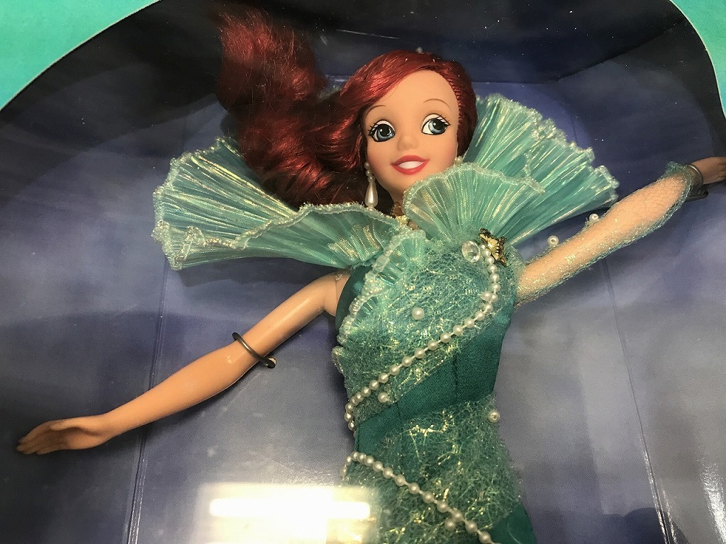 期間限定セール マテル MATTEL Disney COLLECTOR THE LITTLE MERMAID Aqua Fantasy Arielの画像3