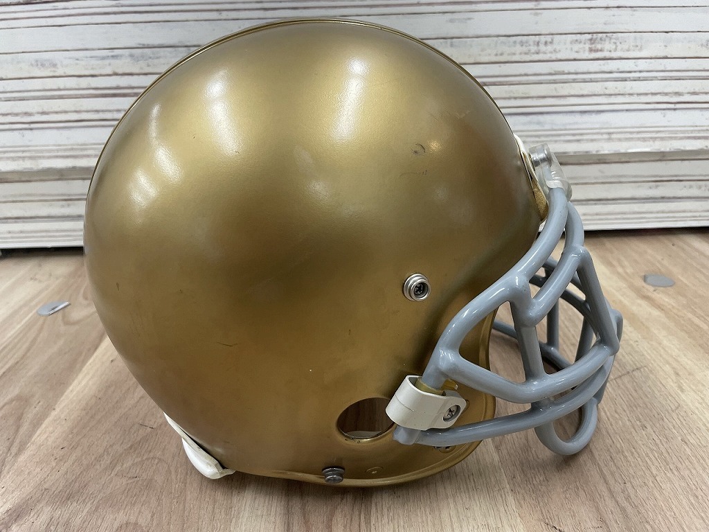 リデル Riddell 【並品】ビンテージアメフトヘルメット XL ゴールド VSR-4