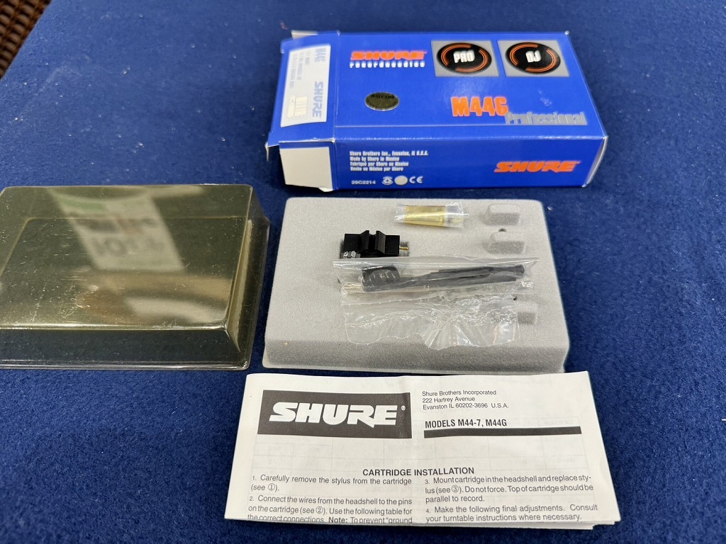 シュアー SHURE MMカートリッジ M44G_画像3