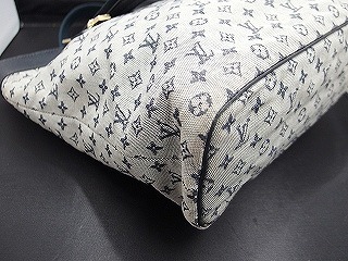 ルイヴィトン LOUIS VUITTON M92675 ルシーユGM モノグラムミニ トートバッグ ショルダーバッグ ブルー ゴールド金具_画像3