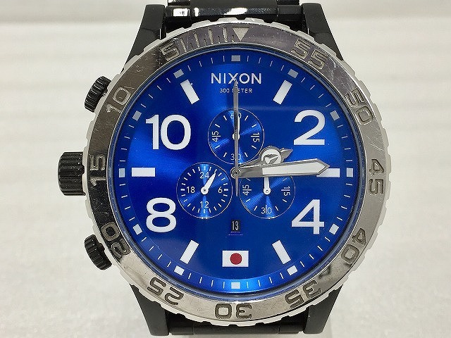 ニクソン NIXON 【ジャンク品】 ムラサキスポーツ 40周年 コラボ 51-30 CHRONO クロノグラフ クォーツ 腕時計の画像1