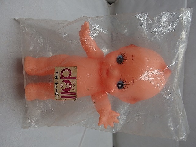 Кьюпи мягкая виниловая кукла тонкая розовая