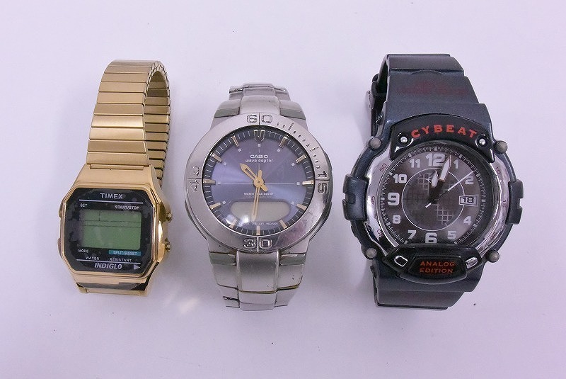 【1円スタート】 ジャンク時計おまとめ１８点 破損・不動・キズ・汚れ CASIO・SEIKO5・DIESEL・SKAGEN・Daniel Wellington他