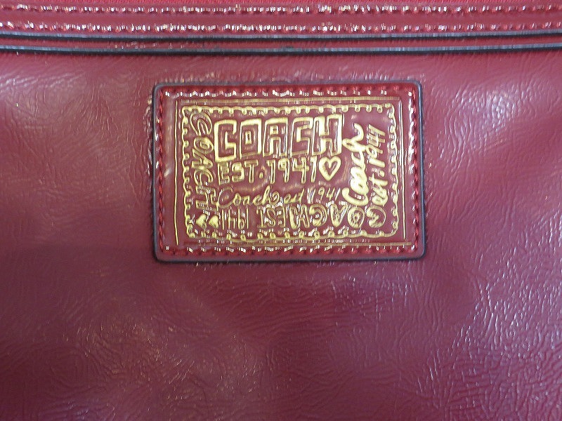 コーチ COACH ショルダーバッグ レッド F20108_画像6