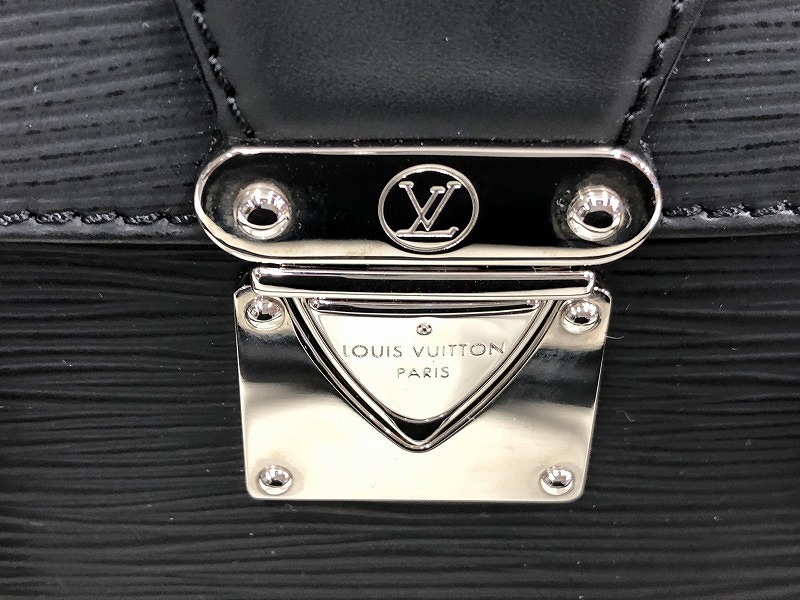 ルイ・ヴィトン LOUIS VUITTON セギュールPM ハンドバッグ ブラック系・エピライン M58822_画像7