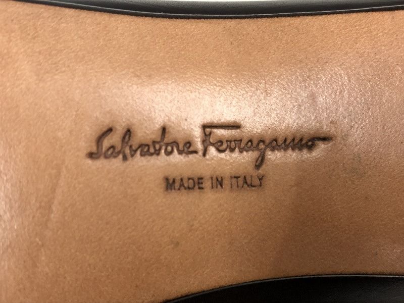 サルヴァトーレフェラガモ Salvatore Ferragamo パンプス こげ茶系_画像7