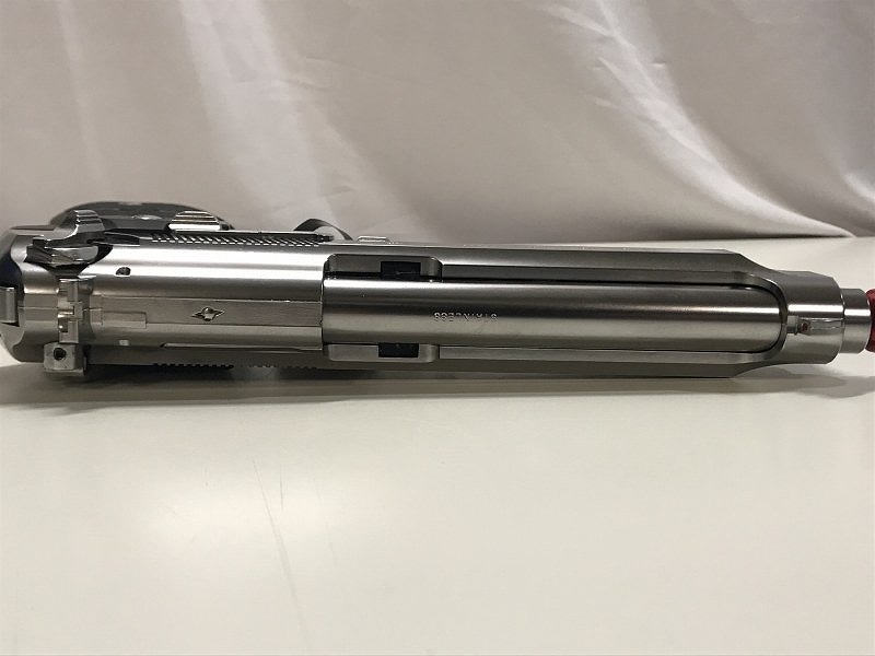 TOKYO MARUI 東京 マルイ 【並品】M9２F クロームステンレスモデル ガスブローバックガン_画像4