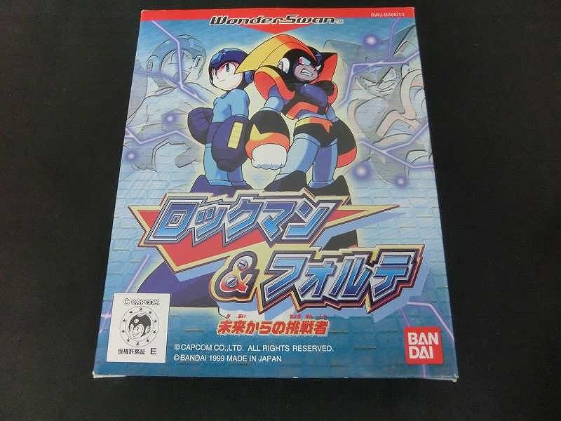  Capcom CAPCOM WonderSwan soft lock man & Forte ~ future from challenge person ~ SWJ-BAN013