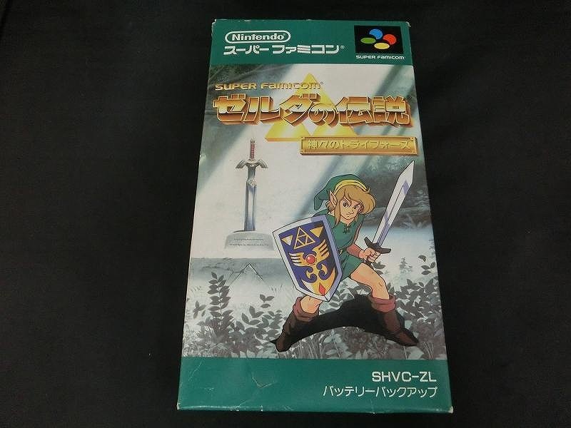 期間限定セール ニンテンドー Nintendo スーパーファミコンソフト ゼルダの伝説 神々のトライフォース SHVC-ZL_画像1