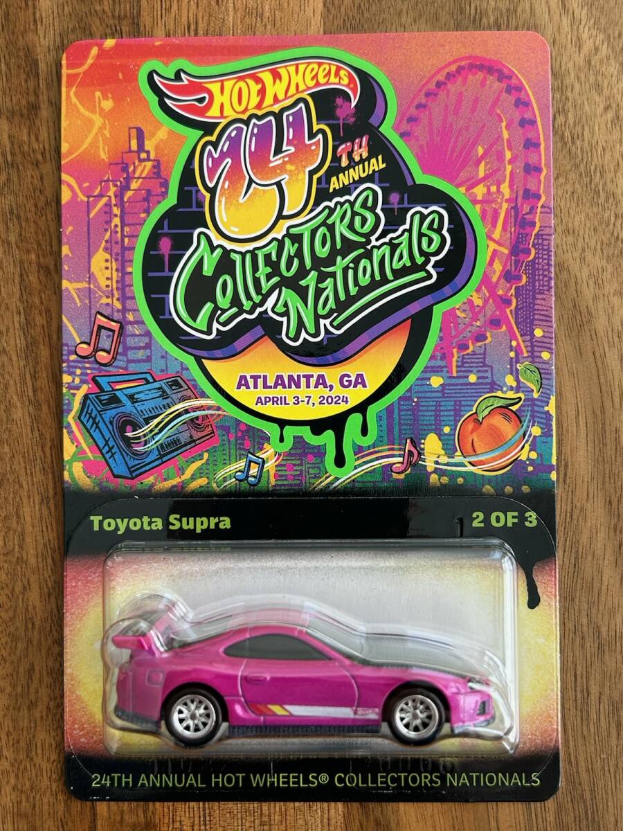 HOT WHEELS 24TH ANNUAL COLLECTORS NATIONALS 2 OF 3 TOYOTA SUPRA 01602/06200の画像1
