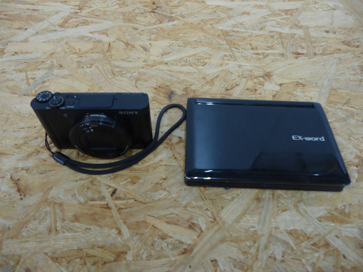 160-A④366 CASIO エクスワード XD-D4800 電子辞書 SONY デジタルスチルカメラ DSC-WX500の画像5