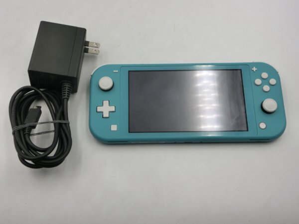 【中古現状品】Nintendo Swichi ニンテンドースイッチ Lite 本体 ターコイズ 動作確認/初期化済み ZA1B-T60-4MA494の画像2