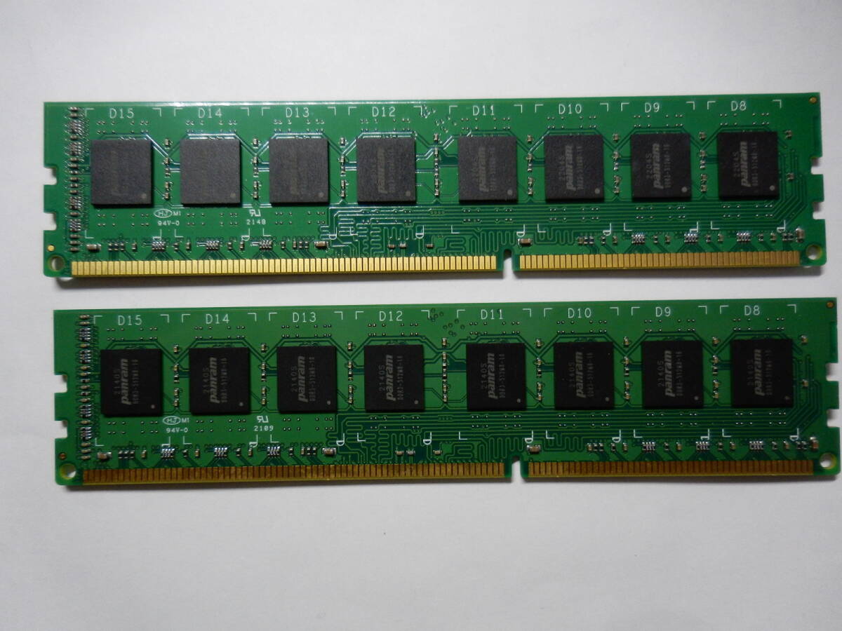 送料込み!! CFD　Panram　DDR3-1600（PC3-12800）8GB×2枚組　_画像4