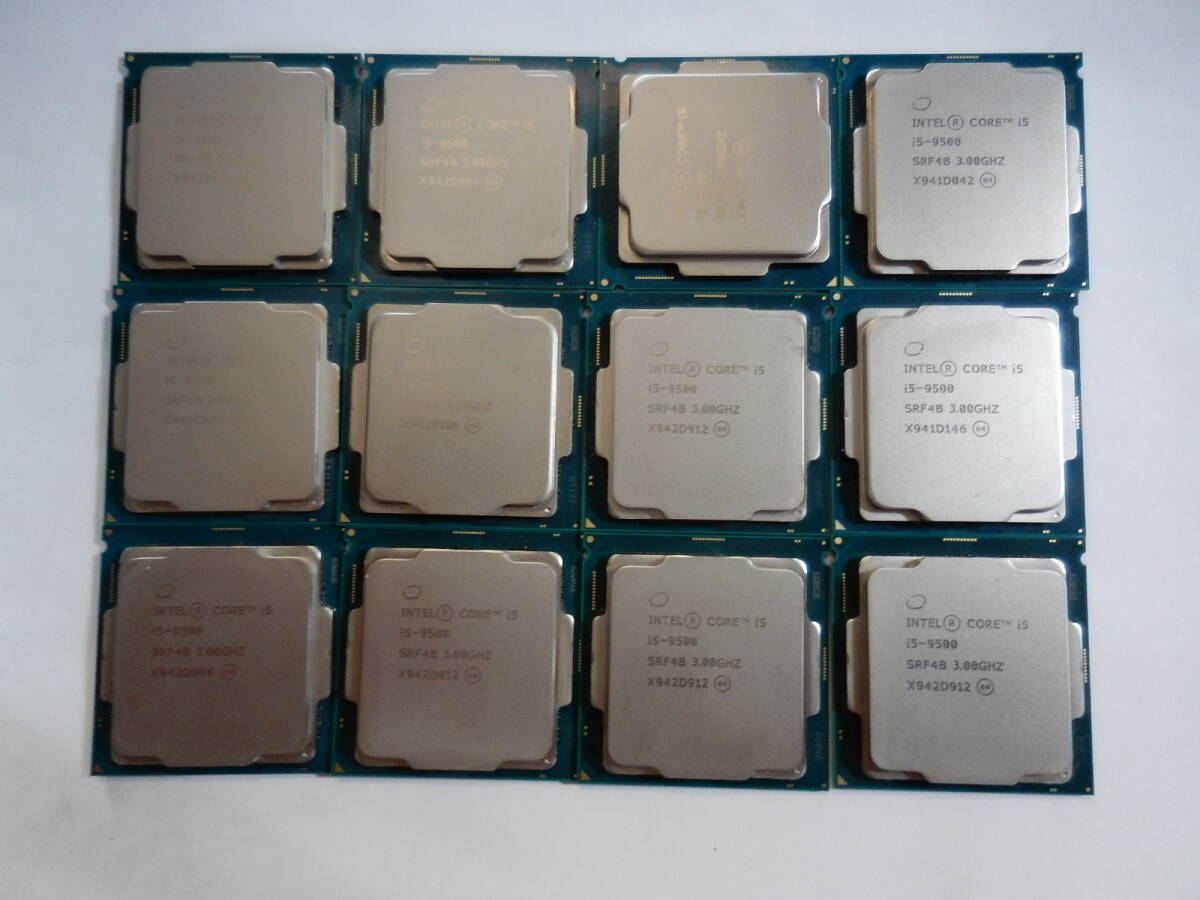 送料込み!!　Intel Core i5 9500 3.00GHZ　12個組_画像1