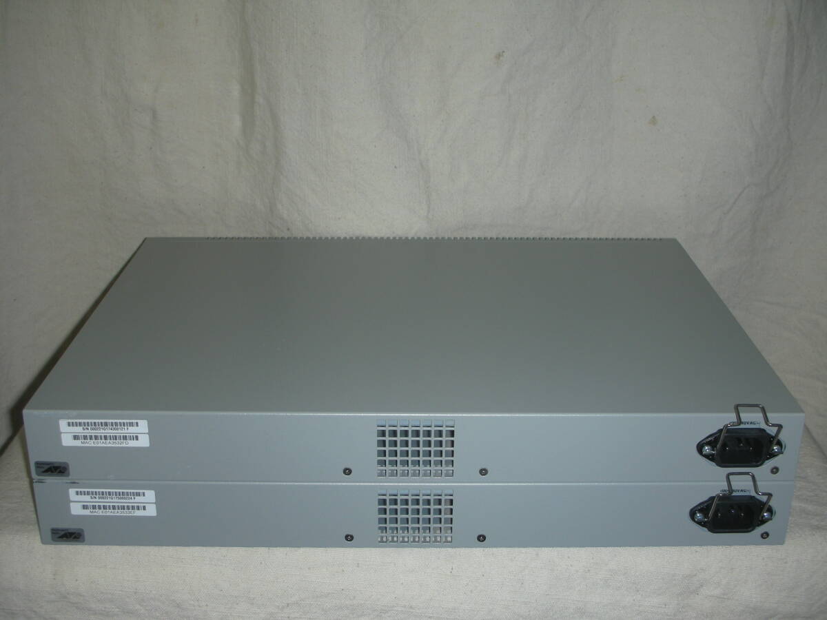 ☆2台セット！GbE Switch/Allied Telesis AT-x510L-28GT！(#F1-846)「120サイズ」☆ の画像2