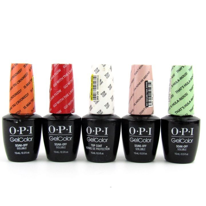 o-pi- I gel nail color 5 point set together large amount cosme CO lady's OPI