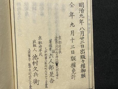 ｃ◆◆　官許 私祭要集 全　上・下 合本　１冊　六人部是香 著　明治9年　祈願祭祀　神道　神社資料　古書　古文書　和本　/　N50_画像6