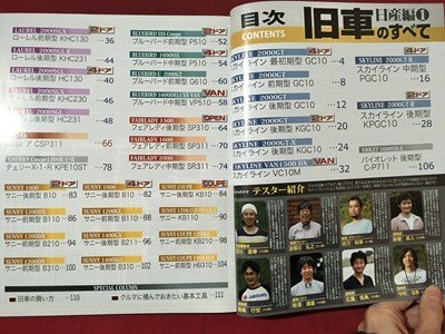 ｍ※※ 旧車のすべて　1965年式～（昭和40年）　2010年12月発行　人気旧車徹底ガイド 日産編①　　　/P7_画像2