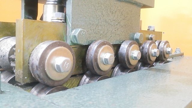 (1円スタート！) 三晃機械 ダクトロール機 ハゼ折り 成形機 100V 建築板金 板金加工 動作良好 ※店舗引取り歓迎 M0064_画像5