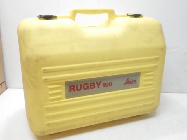 (1円スタート！) Leica ライカ レーザーレベル RUGBY 100 ラグビー100 受光器付き ※ジャンク品 A2277の画像10