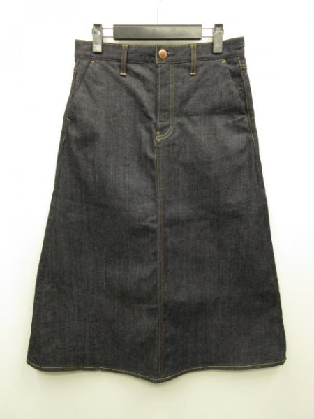 23区DENIMデニム★洗える♪　定価￥17930(税込）コットン混　フレアデニムスカート◆サイズ40_画像1