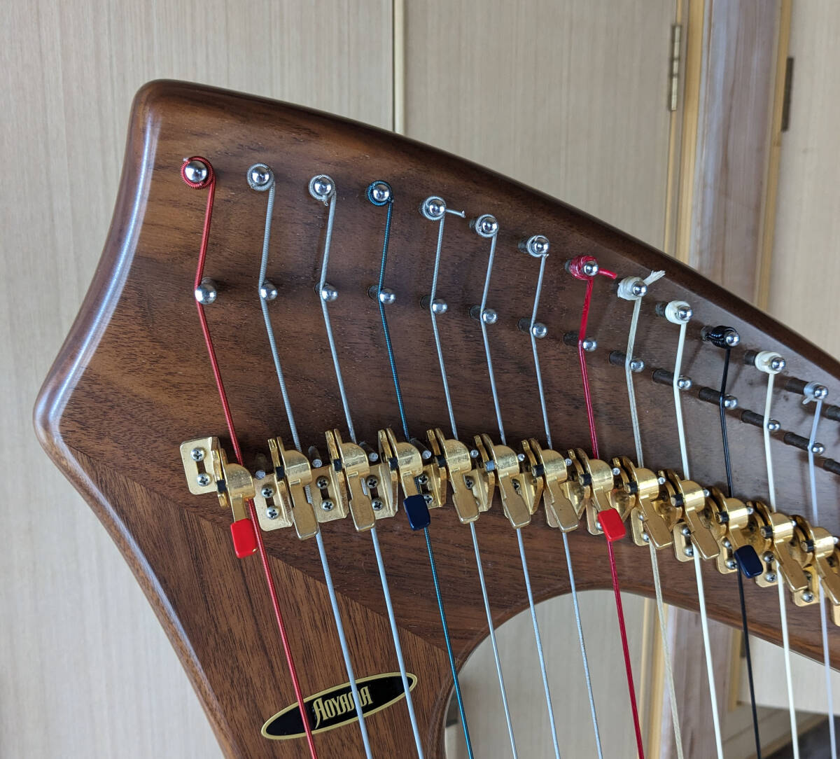 AOYAMA HARP 青山ハープ アイリッシュハープ 34S 34弦の画像4