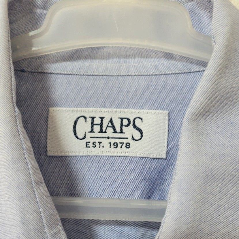 CHAPS チャツプス  長袖シャツ メンズ 青色