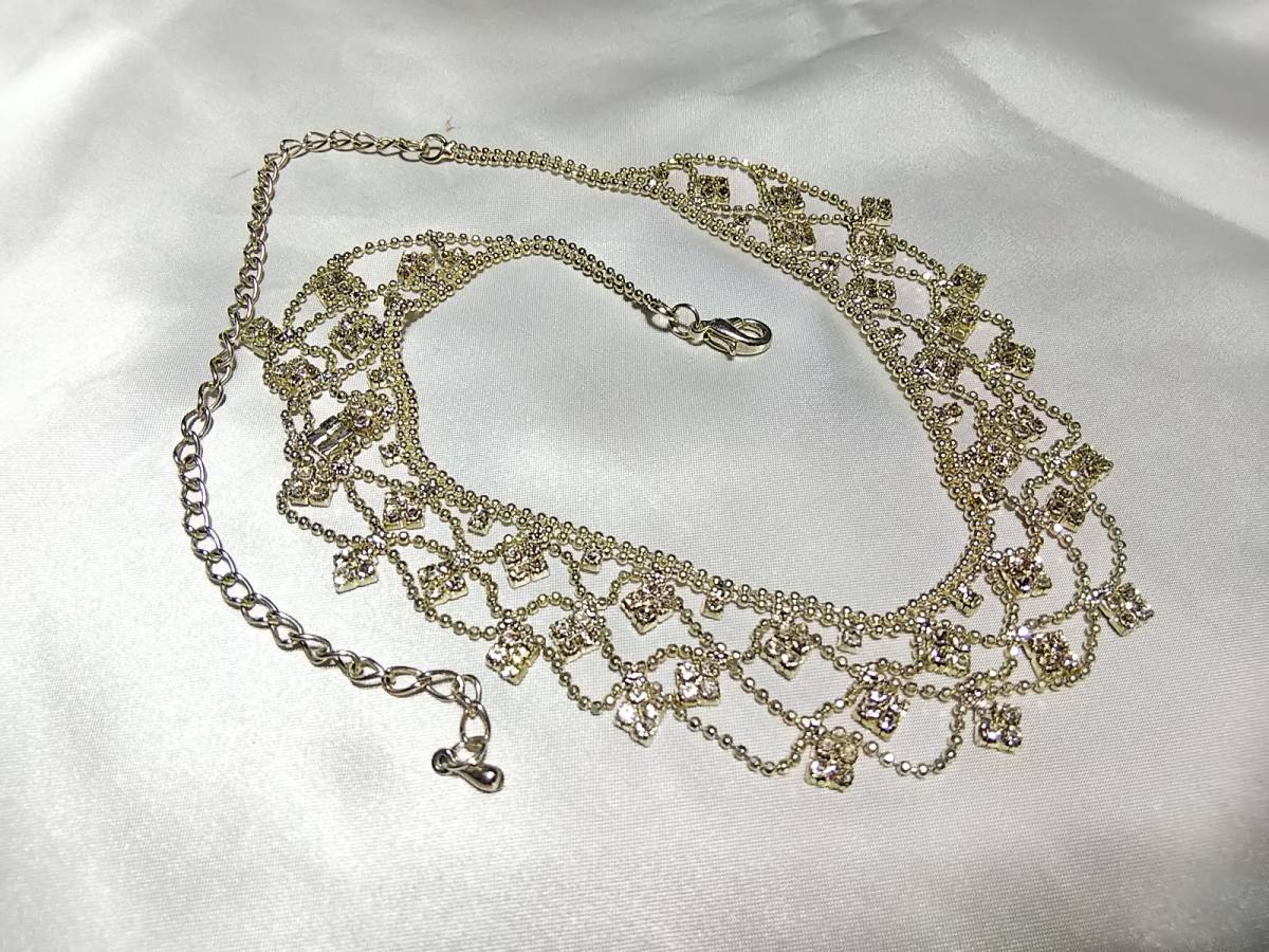 ヤフオク パーティー用 ネックレス 全長約46 豪華な デ ヤフオク パーティー用 ネックレス 全長約46 豪華な デ