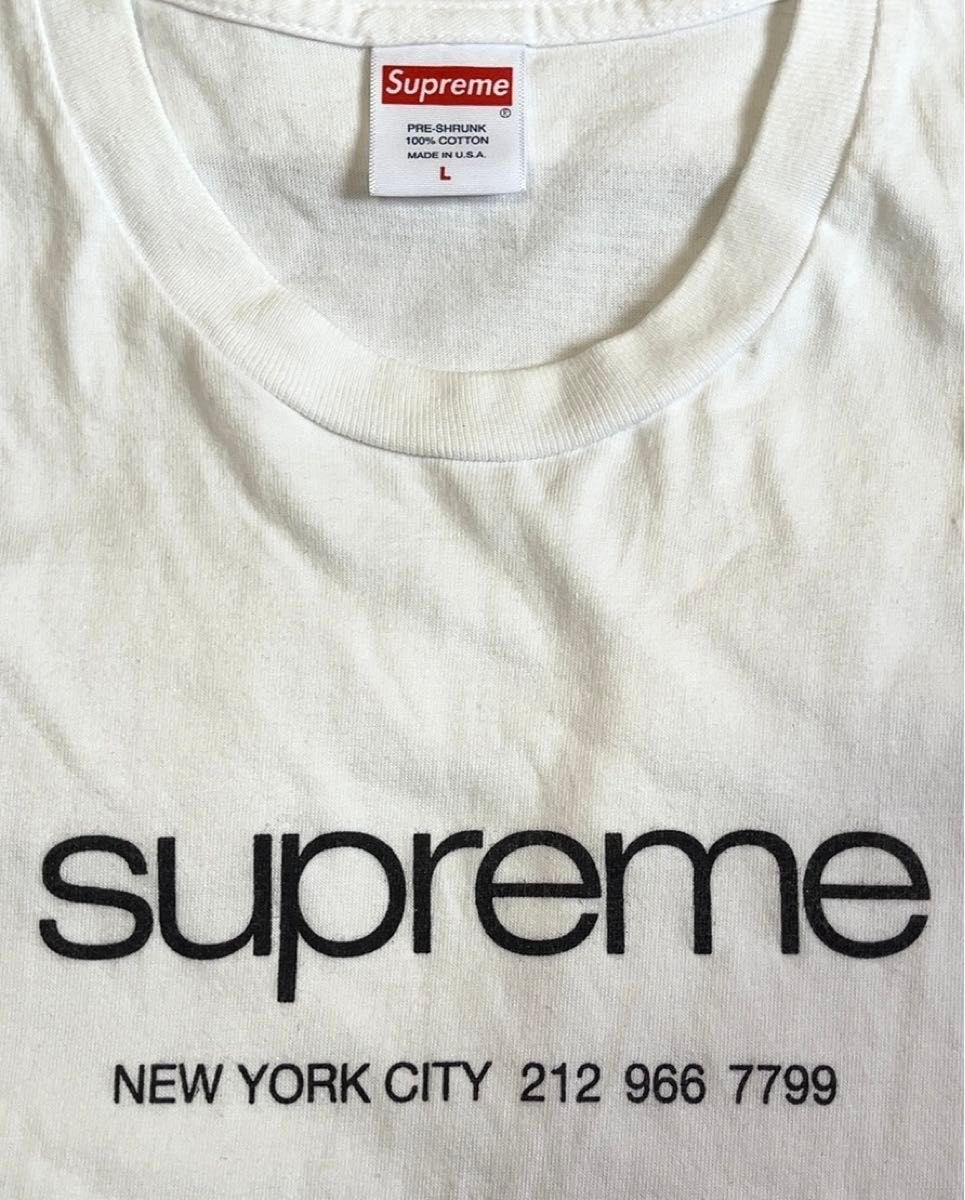 Supreme シュプリーム Shop Tee NEW YORK CITY /L