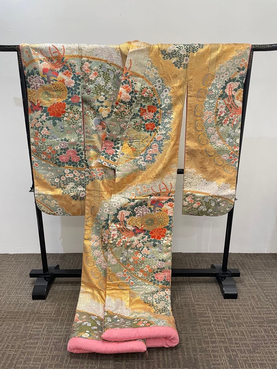 森英恵 ハナエモリ 色打掛 パステルカラー 婚礼 正絹 花嫁 和装 森英恵 ハナエモリ 色打掛 パステルカラー 婚礼 正絹 花嫁 和装