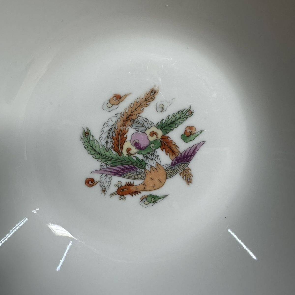 中国 ラーメン鉢 どんぶり 大清乾隆年製 タイサン M-434 食器 中華食器 インテリア 4点 セット 中古品の画像3