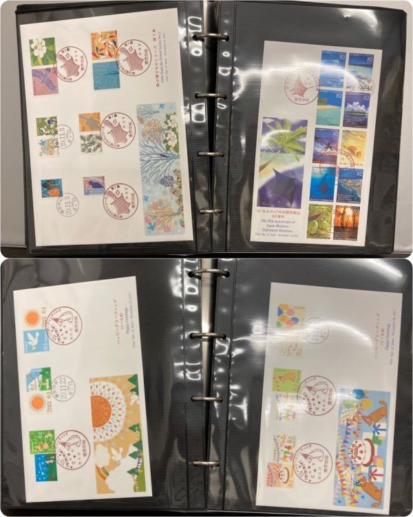 M First Day Cover album 1 pcs. . close . animal series peace. meal culture series etc. commemorative stamp comet cover album 4s-43