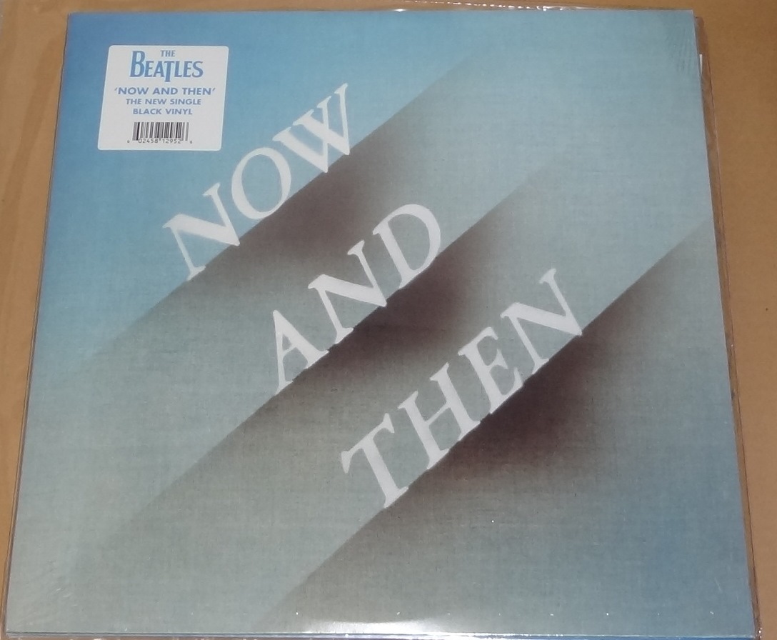 未使用 12インチ The Beatles Now and Then 12inch Black Vinyl 輸入盤 レコード ザ・ビートルズ ナウ・アンド・ゼンの画像1