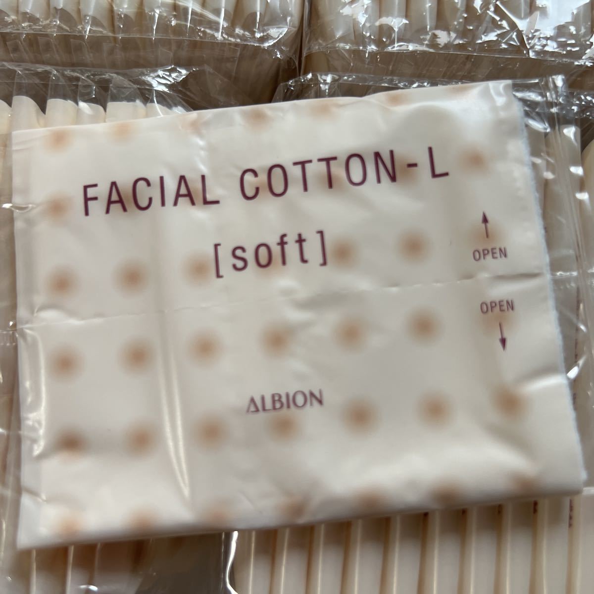  sample unused AL Albion facial cotton soft 2 sheets entering 400 piece 