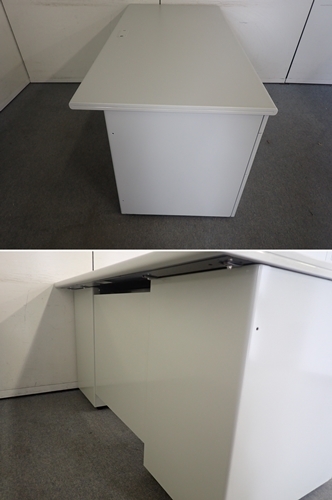 ② plus 147 with both sides cupboard desk width 1400mm 12-0273
