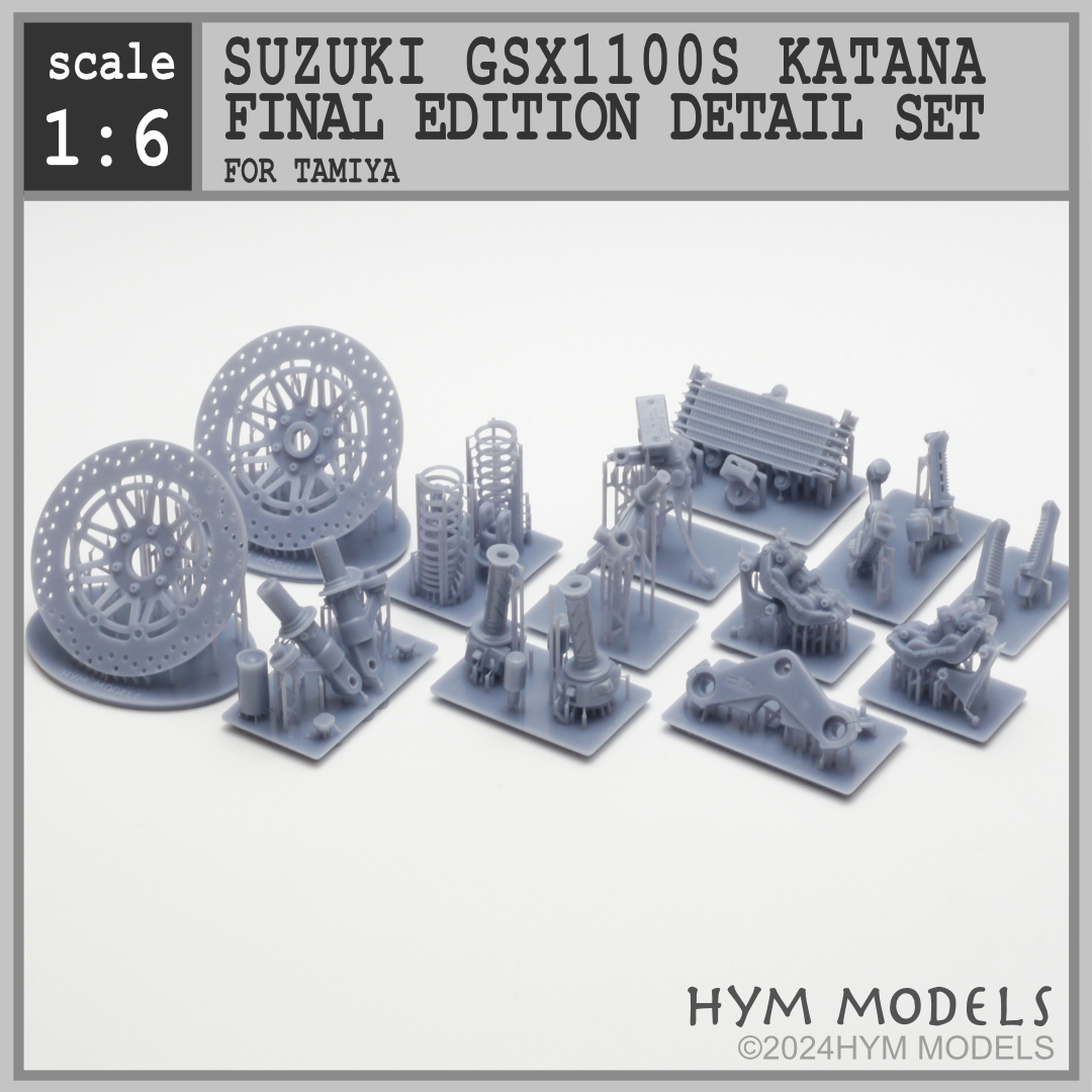 1/6 Suzuki GSX1100S Katana for final edition parts set original 3D print 