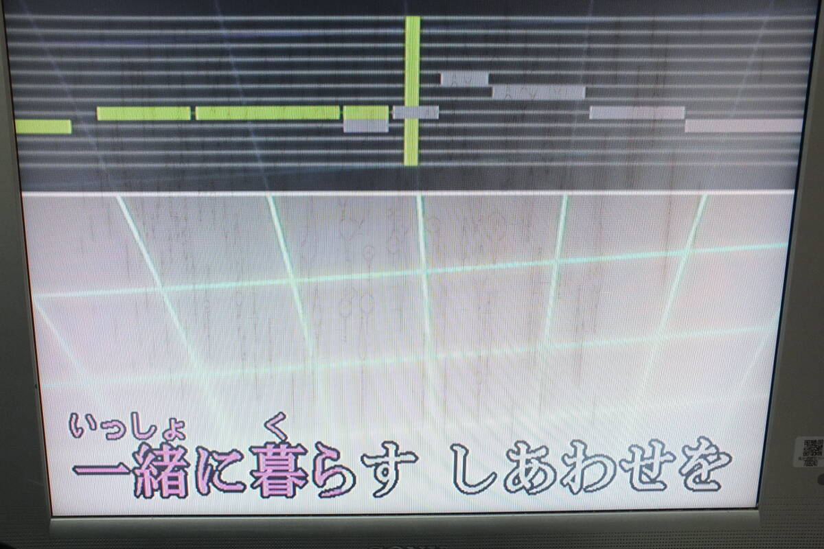 ジョイサウンド　UGA-N10　家庭で　カラオケ　フルセット　　JS　BMB　カラオケ一番_音階の確認が出来ます　バー表示