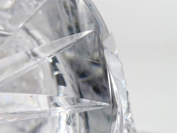 BOHEMIA Cristal(ボヘミアクリスタル)　ブルーラスターローズ　フラワーベース　H:20cm　843436AA1463Z
