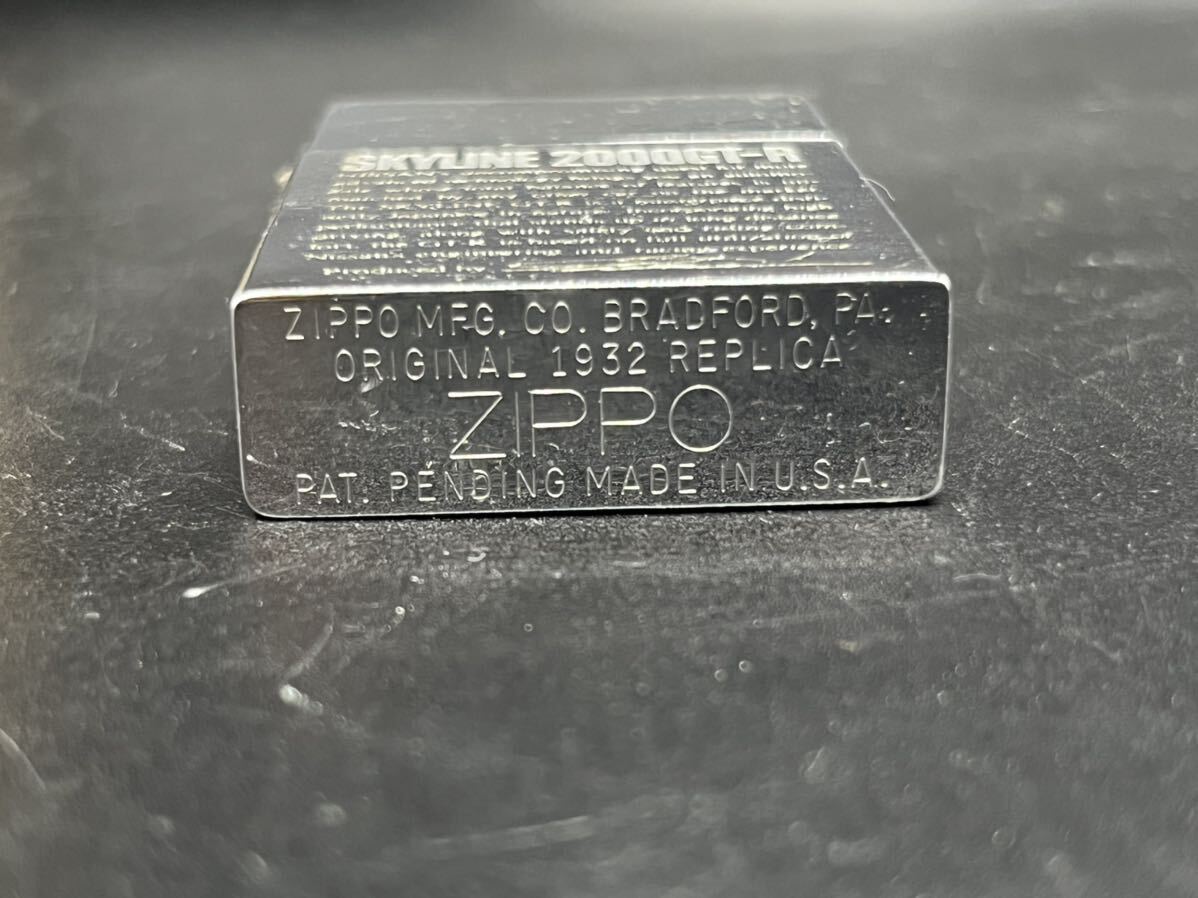 SKYLINE 2000 GT-R ZIPPO オイルライター ハコスカ スカイラインGTR KPGC10 当時物 コレクションの画像4