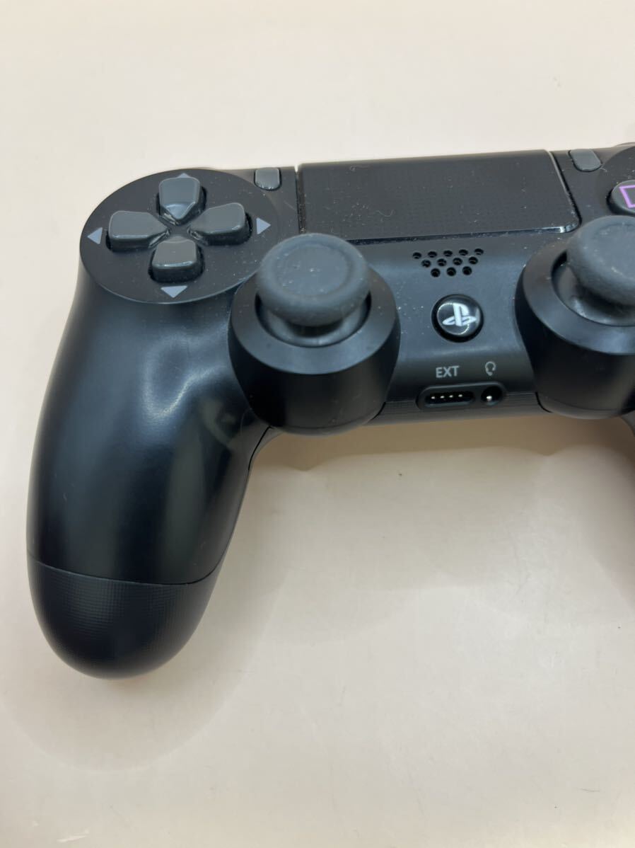 PS4 純正 ワイヤレスコントローラー DUALSHOCK4 ブラック SONY PlayStation4 動作確認済み_画像3