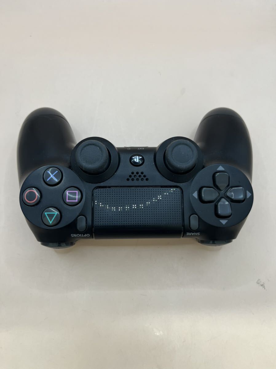 PS4 純正 ワイヤレスコントローラー DUALSHOCK4 ブラック SONY PlayStation4 動作確認済み_画像5