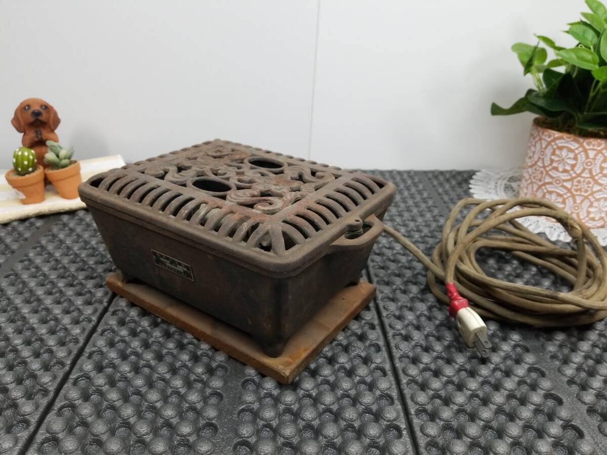  electric pair temperature vessel electric kotatsu hand ... antique consumer electronics Showa Retro rare operation goods 5767 08