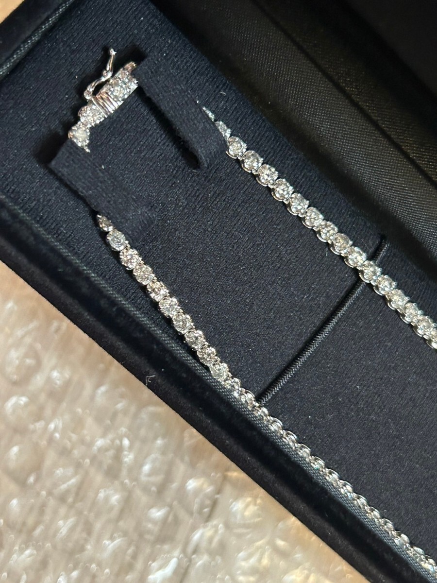 定価３００万円　K18WG テニス ネックレス ダイヤモンド10.0ct 18.2g 　レディース ジュエリー　宝石　高級_画像3