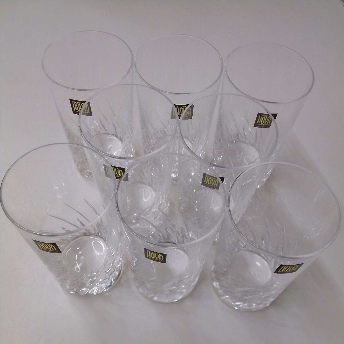 HOYA CRYSTAL ホヤ クリスタルグラス8点セット ロックグラス HOYA CRYSTAL ホヤ クリスタルグラス8点セット ロックグラス