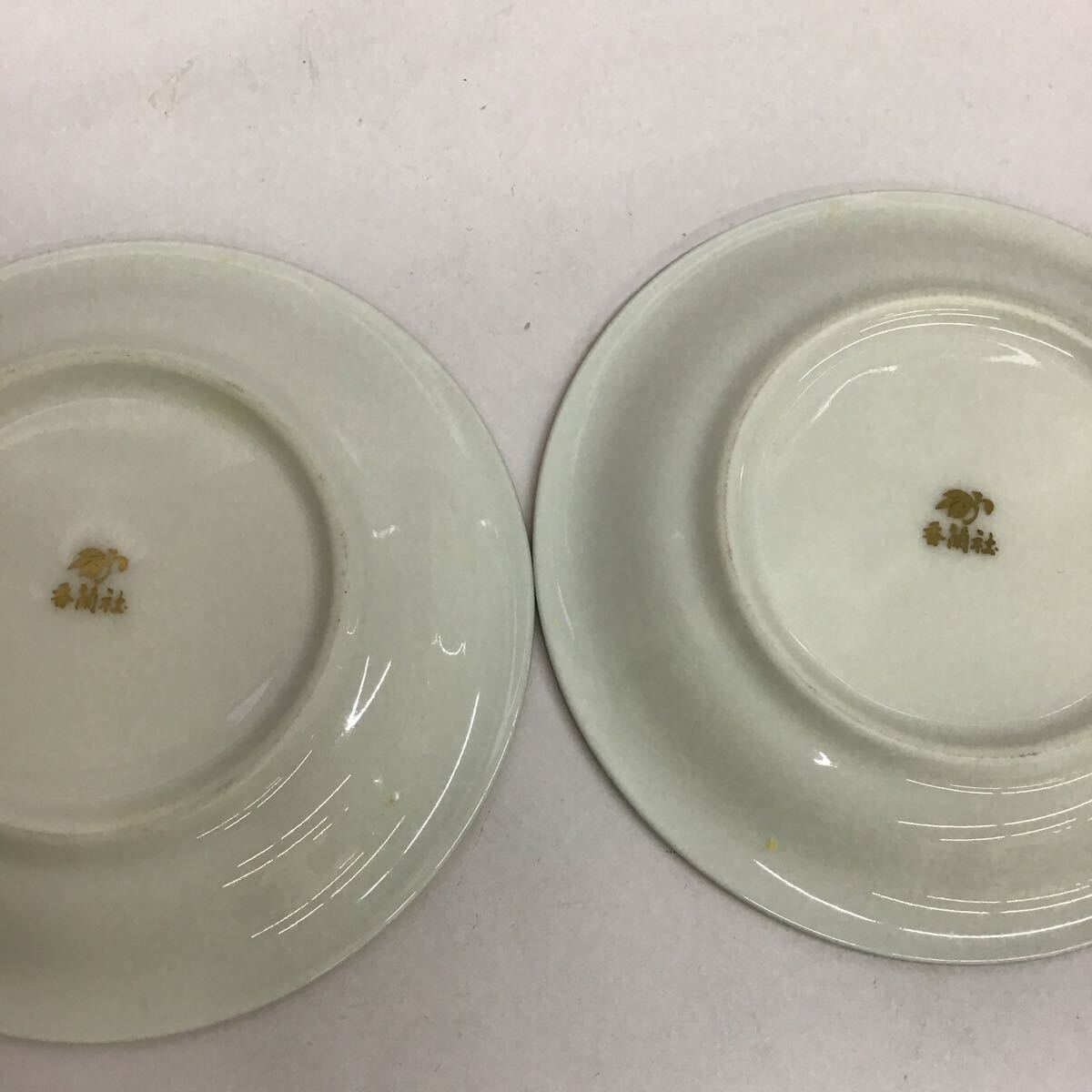 香蘭社 湯呑み 小皿セット和食器【中古】の画像5