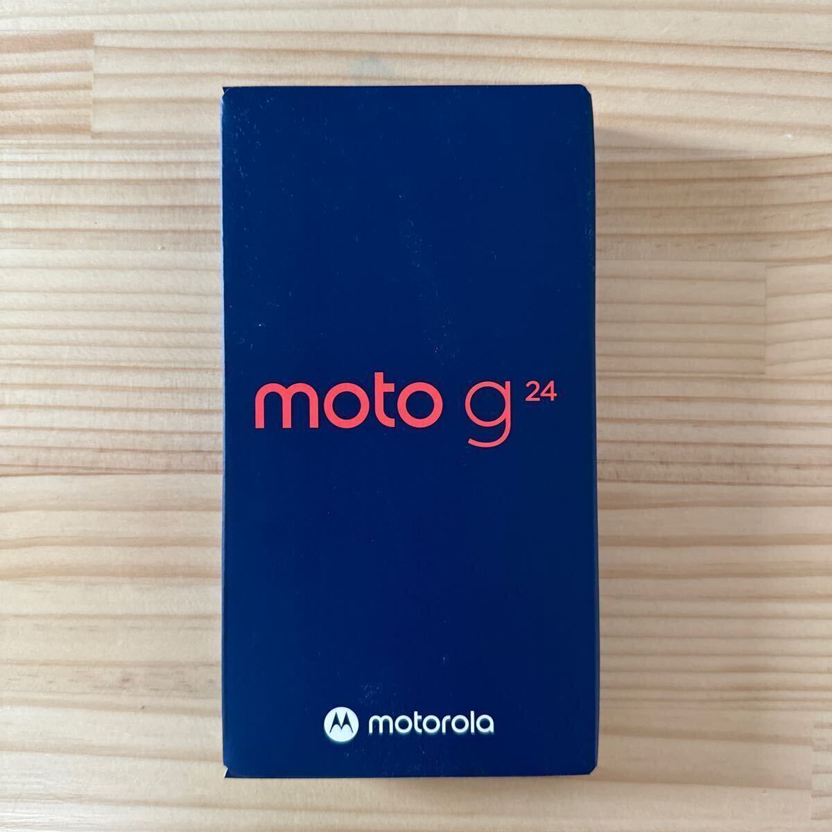 新品未開封 送料無料 Motorola moto g24 SIMフリー マットチャコールの画像1