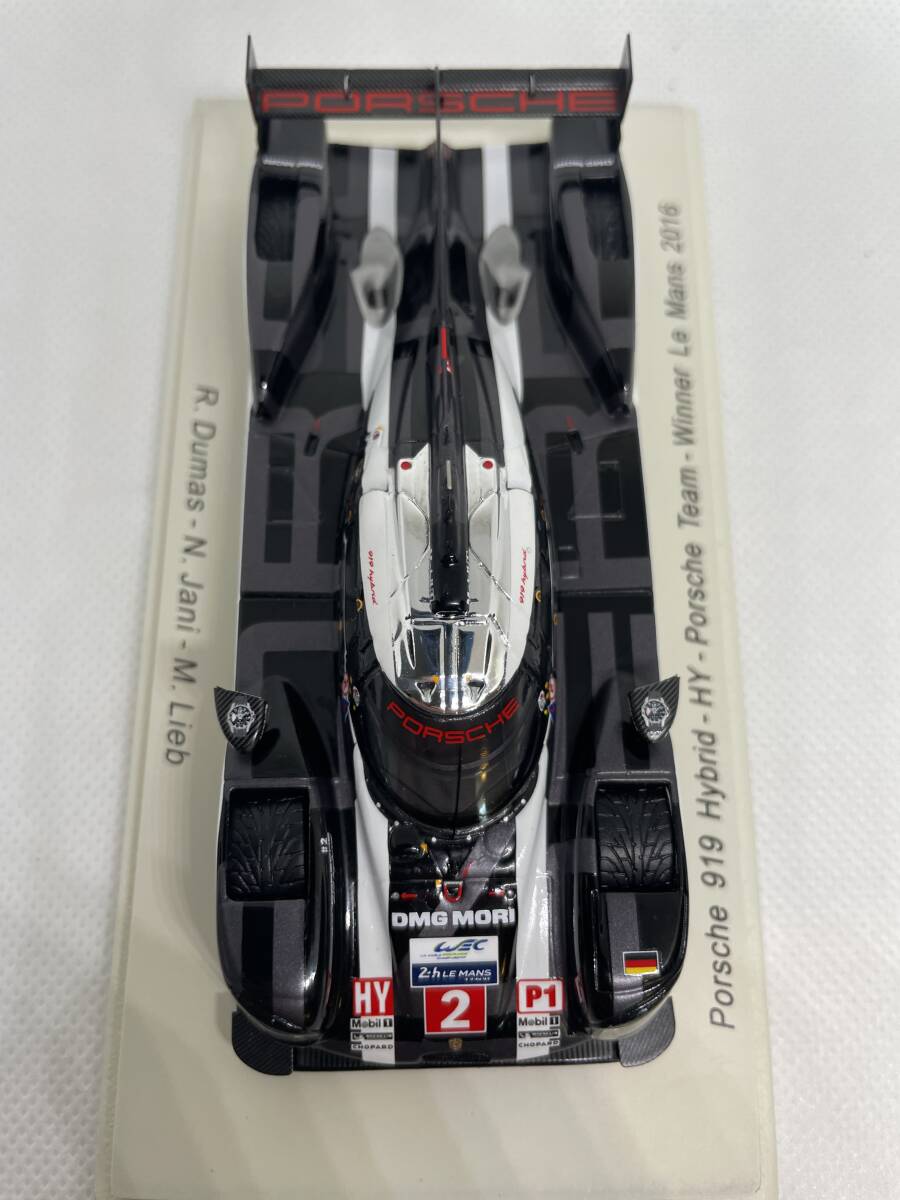 Spark 1/43 2016 ル・マン Porsche Team(ポルシェ) Porsche 919 Hybrid(Winner) R.Dumas - N.Jani - M.Lieb_画像3