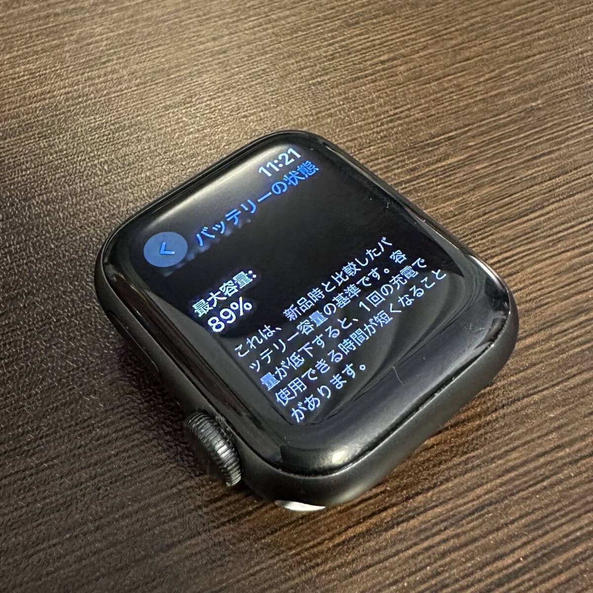 Apple Watch Series 6 GPSモデル 40mm スペースグレイ MG133J/A (A2291) の画像5